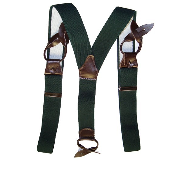 Bretelles Pantalon Homme - 4 Mousquetons Solides - 35mm Largeur - Réglables - Style X